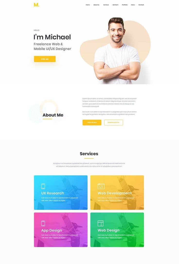 freelance web portfolio